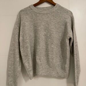 1. State Gray Crew Neck Sweater